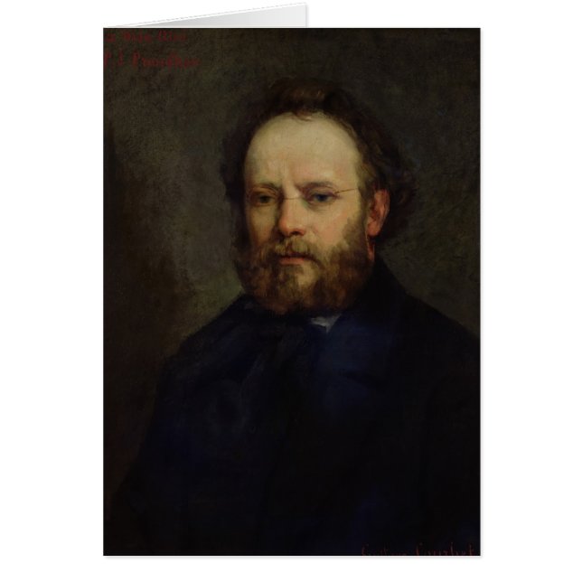 Retrato de Pedro José Proudhon 1865 (Frente)