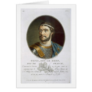 Retrato de Pepin, llamado "Le Bref", rey del