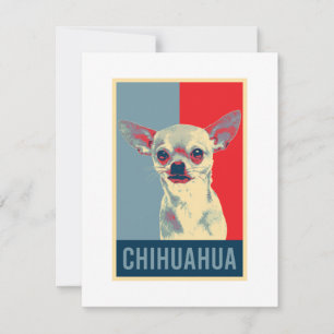 Retrato de perro Chihuahua Mexicano Pop Art