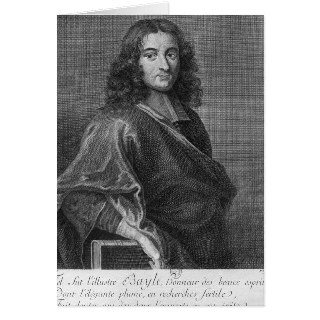 Retrato de Pierre Bayle (Frente)