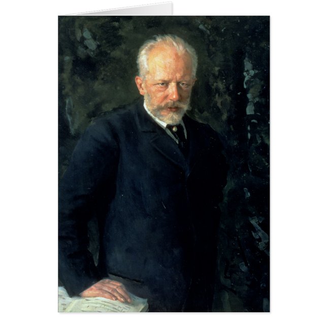 Retrato de Piotr Ilyich Tchaikovsky (Frente)