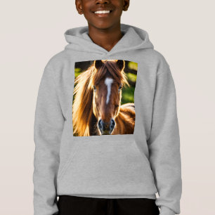 Retrato de pony de Shetland – Frontal 6K fotorreal