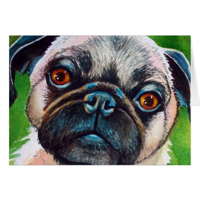 Retrato de Pug (Anverso (Horizontal))
