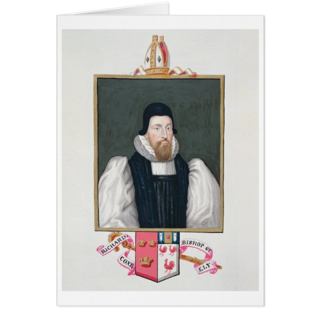 Retrato de Richard Cox (1500-81) Obispo de Ely fr (Frente)