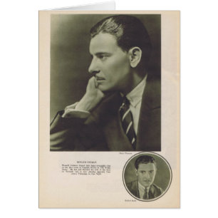 Retrato de Ronald Colman de 1924
