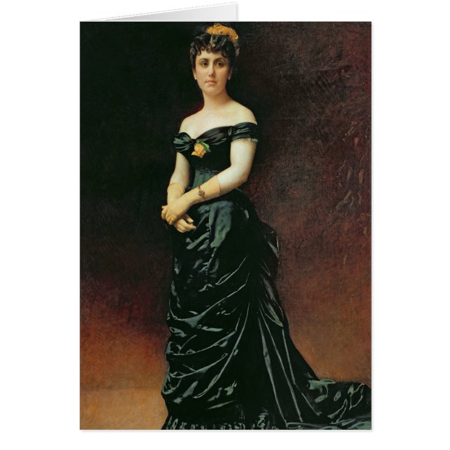 Retrato de señora Bishoffsheim, 1877 (Frente)