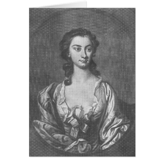 Retrato de señora Cibber, actriz y cantante (Frente)