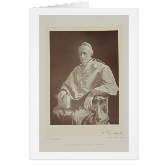 Retrato de servir cardinal de Henry Edward (Frente)