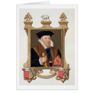 Retrato de sir Nicholas Bacon (1509-79) de 'Mem