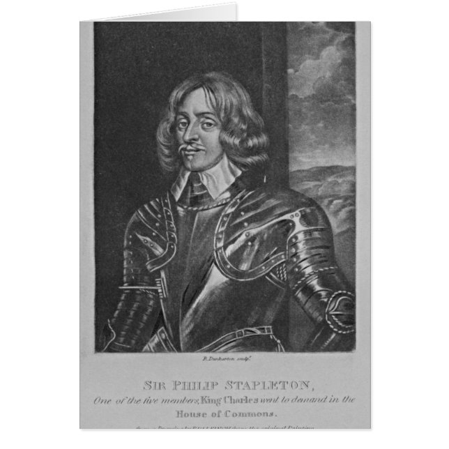 Retrato de Sir Philip Stapleton (Frente)