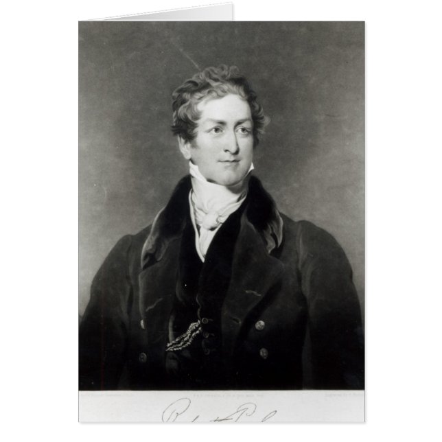 Retrato de Sir Robert Peel (Frente)