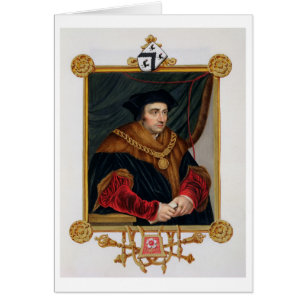 Retrato de sir Thomas More (1478-1535) de la 'nota