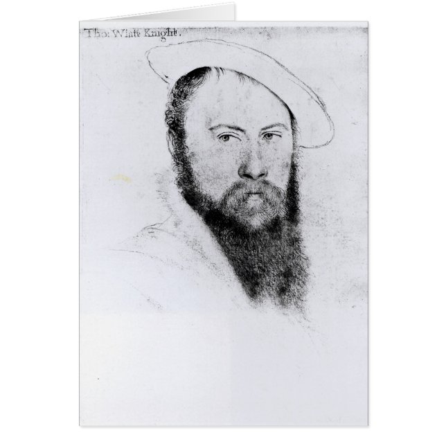 Retrato de sir Thomas Wyatt el más joven (Frente)