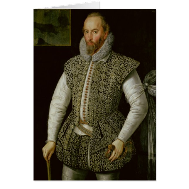 Retrato de sir Walter Raleigh, 1598 (Frente)