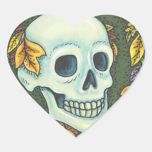 RETRATO DE SKELETON, HOJA DE PEGATINAS DE SKULL HA (Anverso)