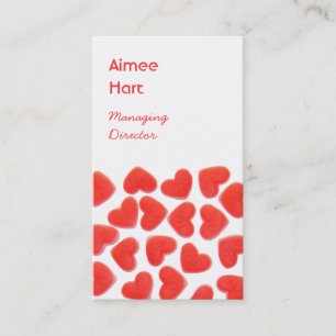 Retrato de tarjeta de visita de Sweet Hearts