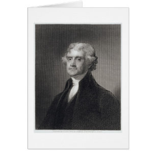 Retrato de Thomas Jefferson, grabado por Henry Br