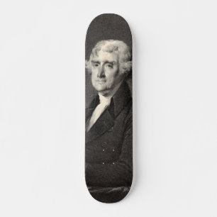 Retrato de Thomas Jefferson skateboard