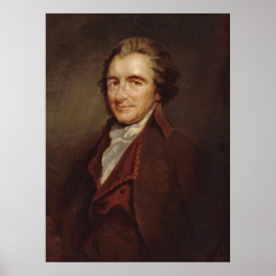Retrato de THOMAS PAINE cerca: Impresión de