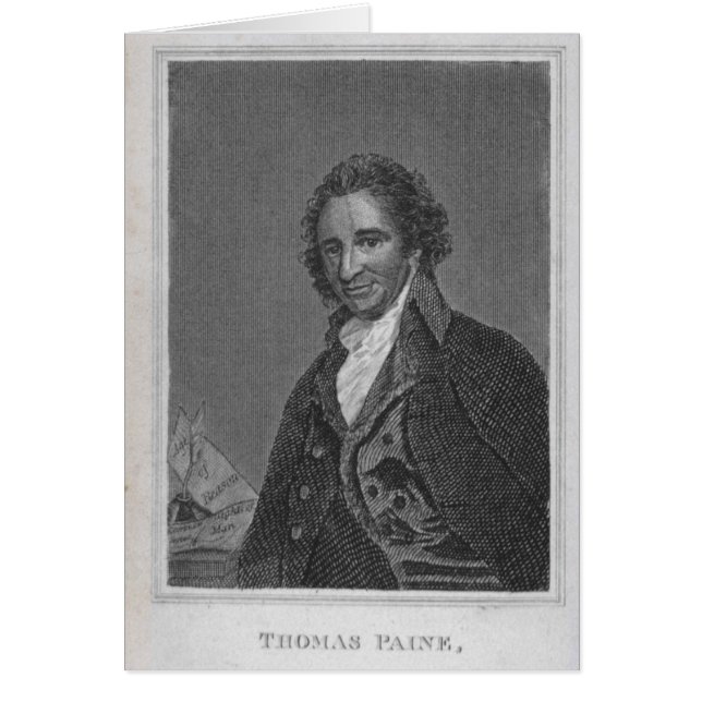 Retrato de Thomas Paine del volumen I (Frente)