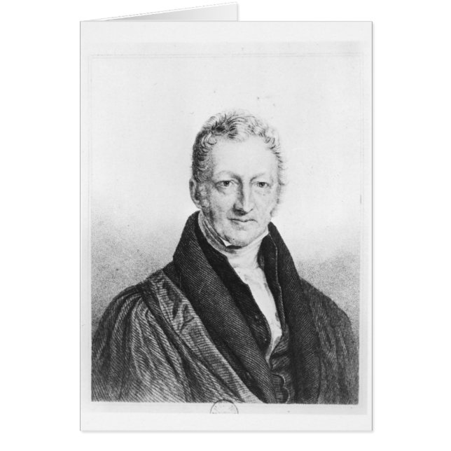 Retrato de Thomas Robert Malthus (Frente)