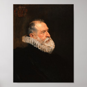 Retrato de un anciano - Impresión barroca de Ruben