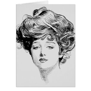 Retrato de un chica de Gibson, 1900