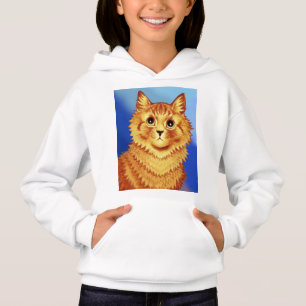 Retrato de un gato naranja por Louis Wain