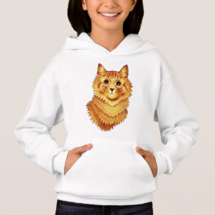Retrato de un gato naranja por Louis Wain 