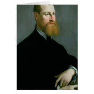 Retrato de un hombre con una barba del jengibre