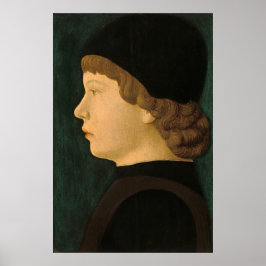 Retrato de un niño - Póster de arte fino del norte