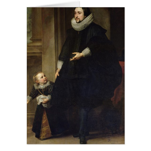Retrato de un noble y de su niño (Frente)