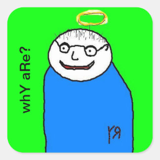 Retrato de un Pegatina amigo