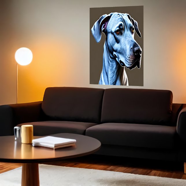 Retrato de un perro lindo | Poster de arte de IA (Subido por el creador)