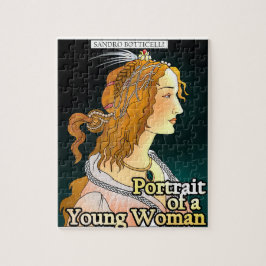 Retrato de un rompecabezas femenino