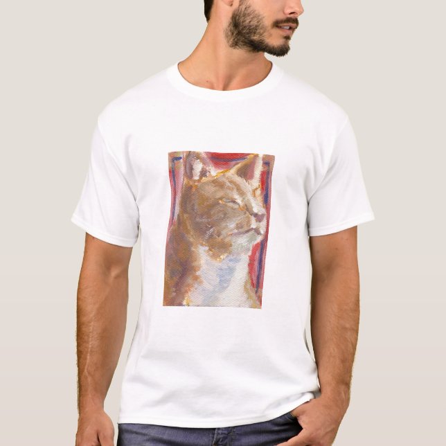Retrato de una CAMISETA del gato (Anverso)