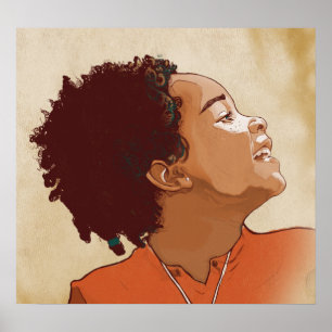 Retrato de una impresión Chica