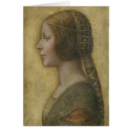 Retrato de una joven novia de Leonardo da Vinci