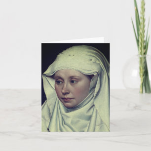 Retrato de una mujer - de Robert Campin (c. 1435)