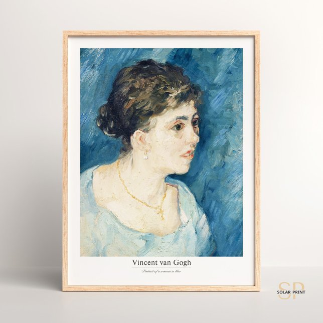 Retrato de una mujer impresa en el arte de Vincent (Subido por el creador)
