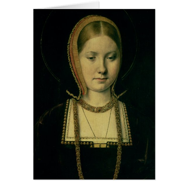 Retrato de una mujer, posiblemente Catherine de (Frente)