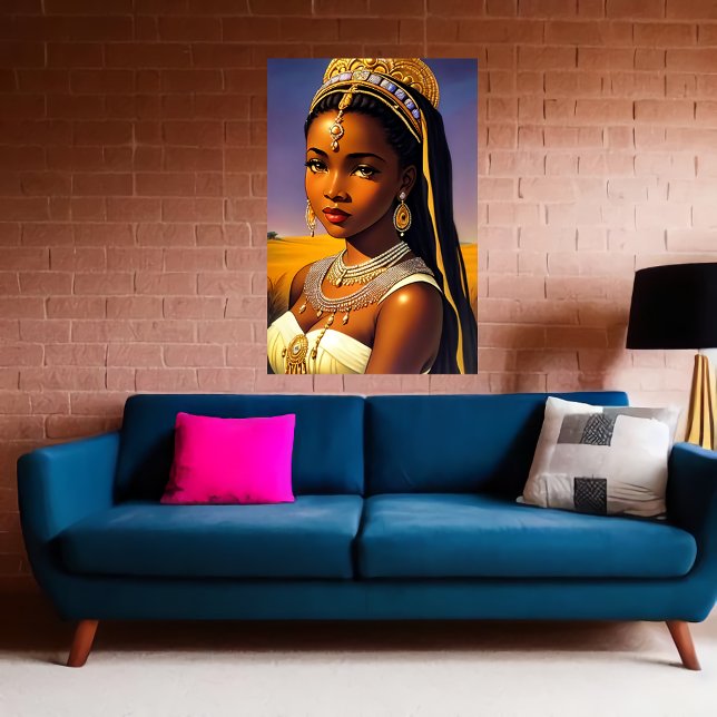 Retrato de una princesa africana | Poster de arte  (Subido por el creador)