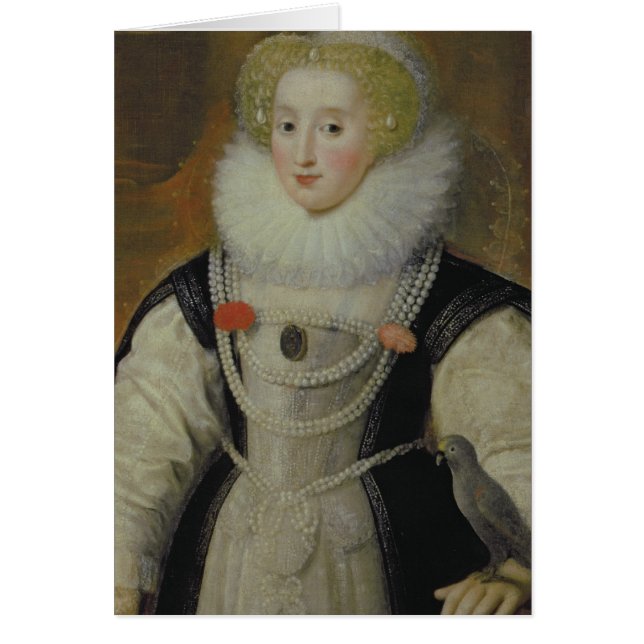 Retrato de una señora isabelina con un loro (Frente)
