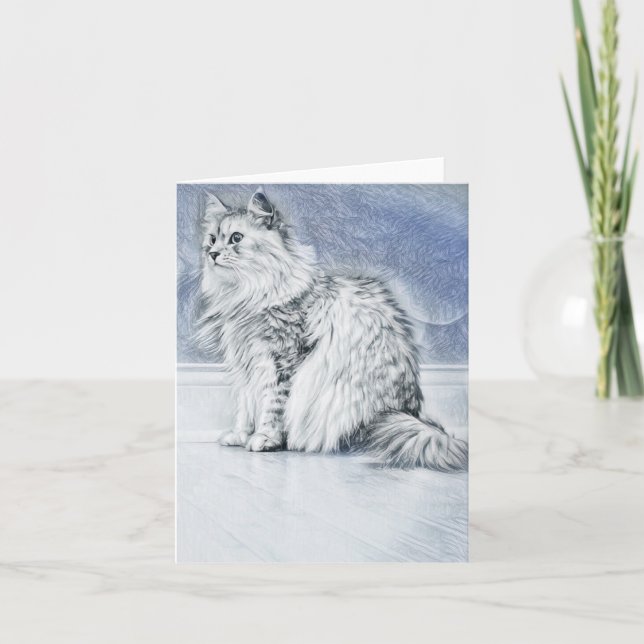 Retrato de una tarjeta de nota siberiana (Anverso)