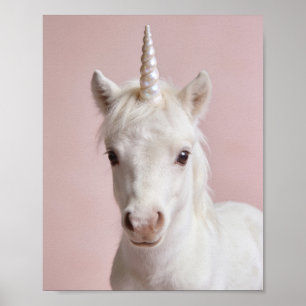 Retrato de Unicornio Bebé - Arte Mágico para Pared