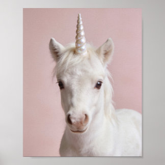 Retrato de Unicornio Bebé - Arte Mágico para Pared