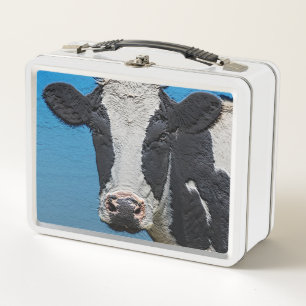 Retrato de vaca feliz