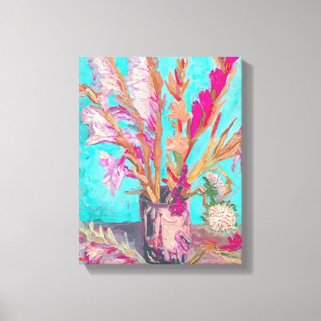 retrato de vincent van gogh gladiolus arte fino (Anverso)