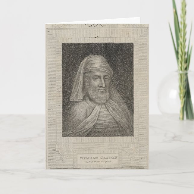 Retrato de William Caxton y de su impresora (Anverso)