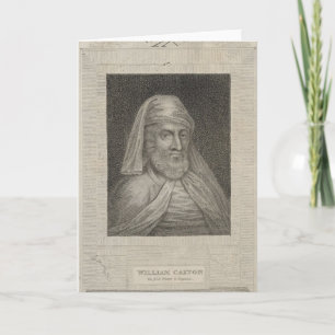 Retrato de William Caxton y de su impresora